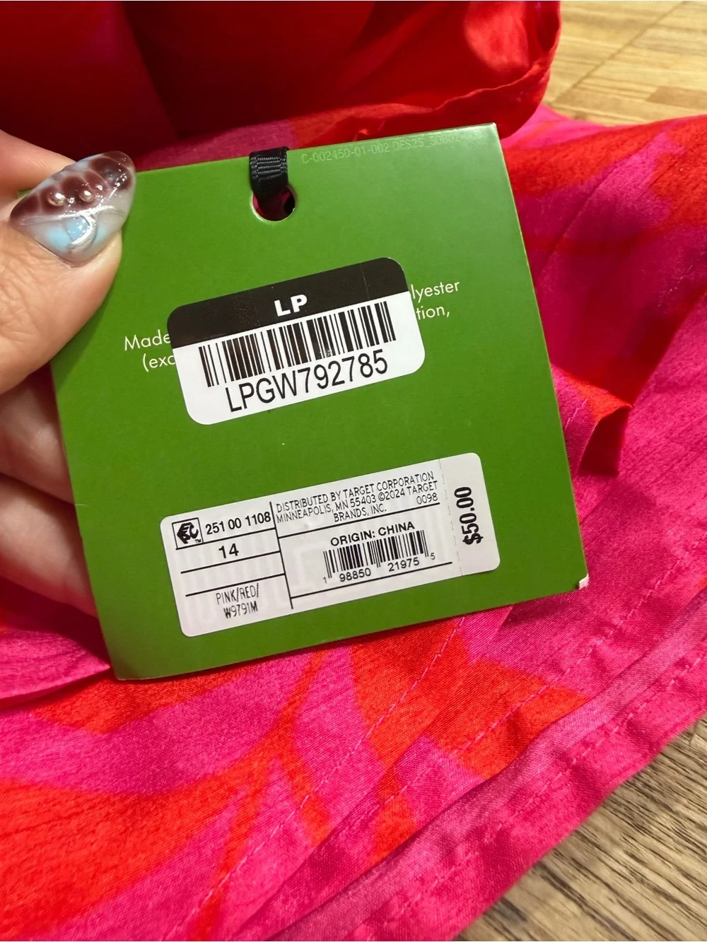 NWT Kate Spade x Target Classic Rose Peplum Midi Dress Pink Orange 14